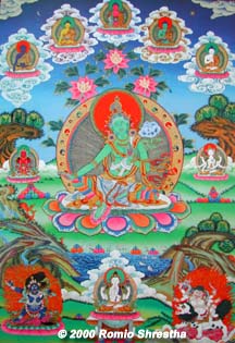 Green Tara © 2000 Romio Shrestha